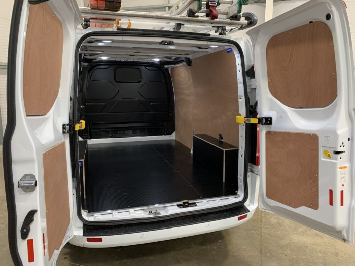 Ford Transit Custom Fitted With Ply Kit And Non Slip Van Flooring By Vanwagen Limited Cambridgeshire