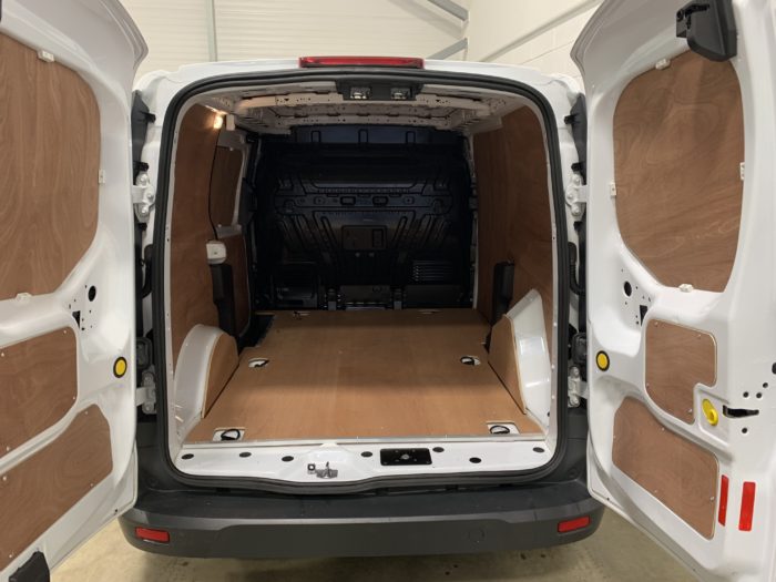 Ford Connect Ply Lining kit fitted by Vanwagen Yaxley