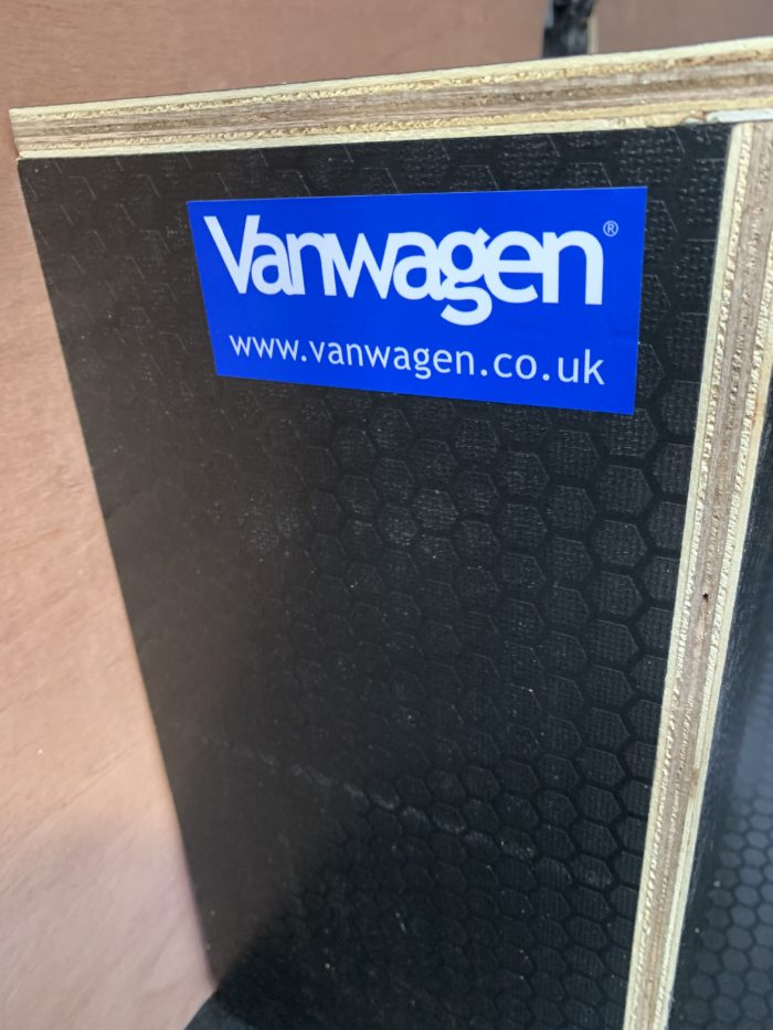 Vanwagen Supplied And Fitted Black Hexa Grip Flooring And Plywood Lining Sides