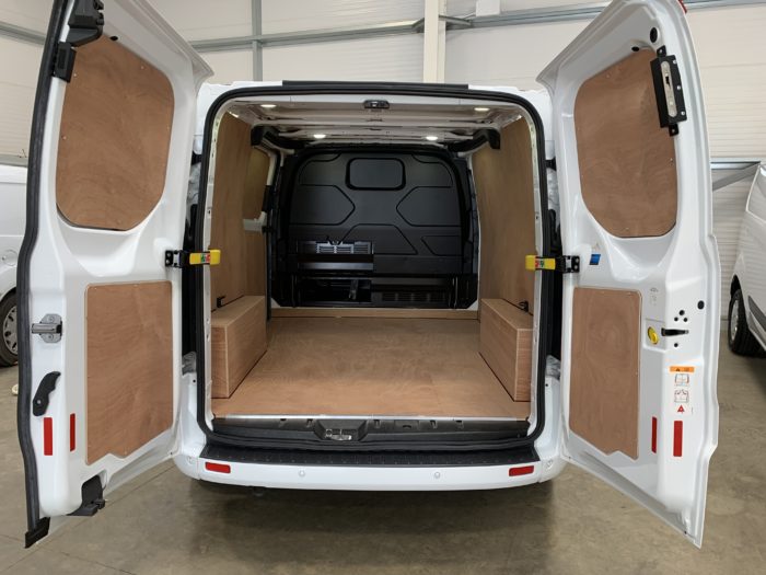 Uased Van Fitted With Van Boarding From Vanwagen Limited