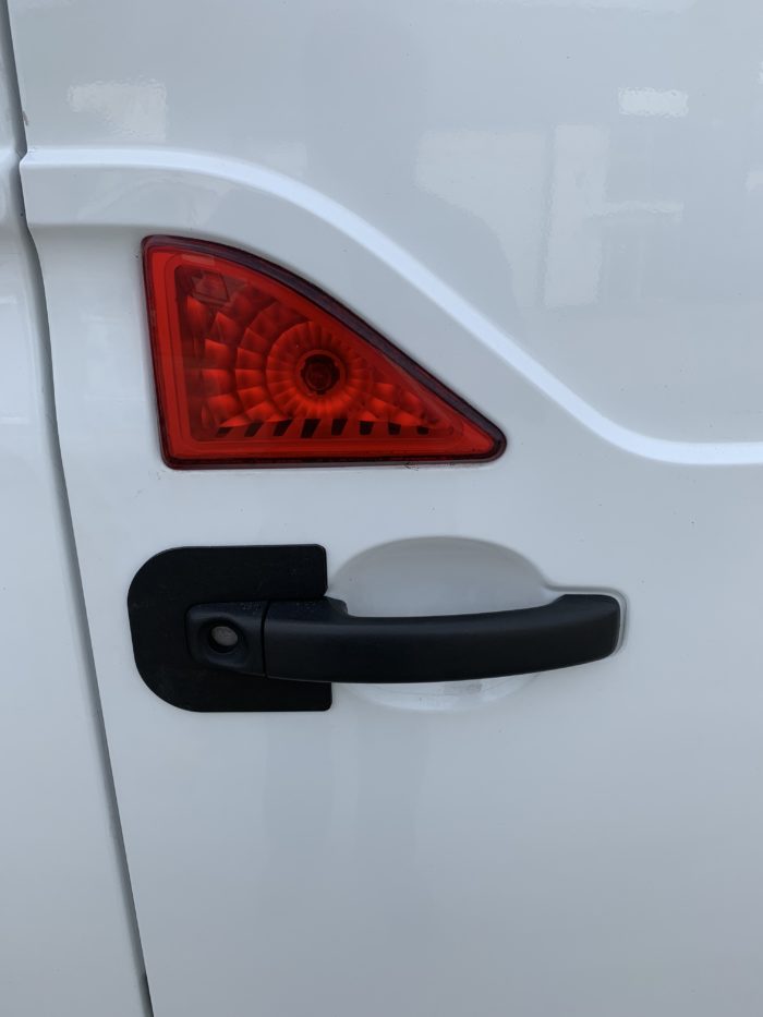 Van Fitted With Security Handle Plates By Vanwagen