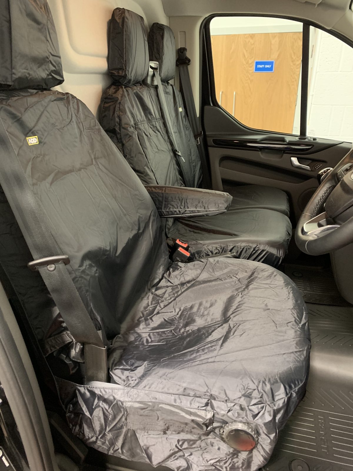 HDD Seat Covers Ford Custom Driver & Dual Passenger Seat Vanwagen