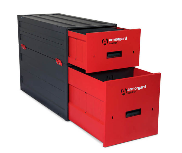 armorgard drawers tkd1 and 2 open