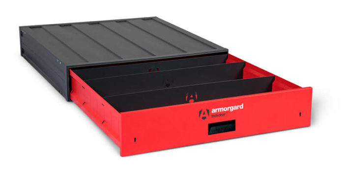 armorgard drawer tkd 2 open with dividers